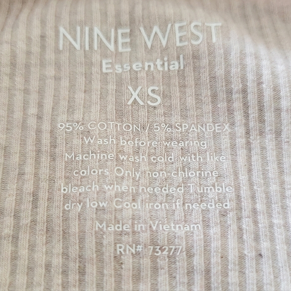 Neutral Tan Ribbed Tank Top Size XS - Picture 2 of 5